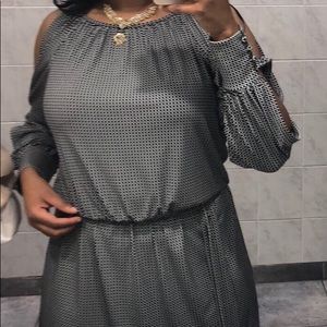 Checkered Midi length dress